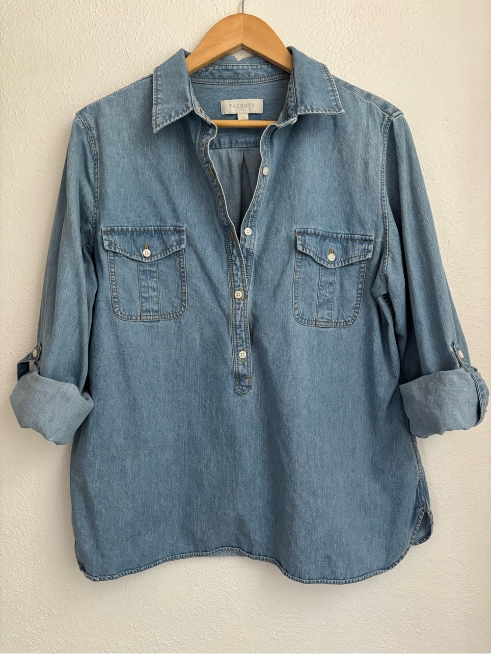 Talbots | Denim Popover Shirt